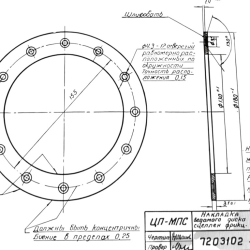 Tarcza cierna sprzęgło (6,8mm) zamykająca M-72 K-750 Ural BMW R71 R61 R51 R5 R6 R66